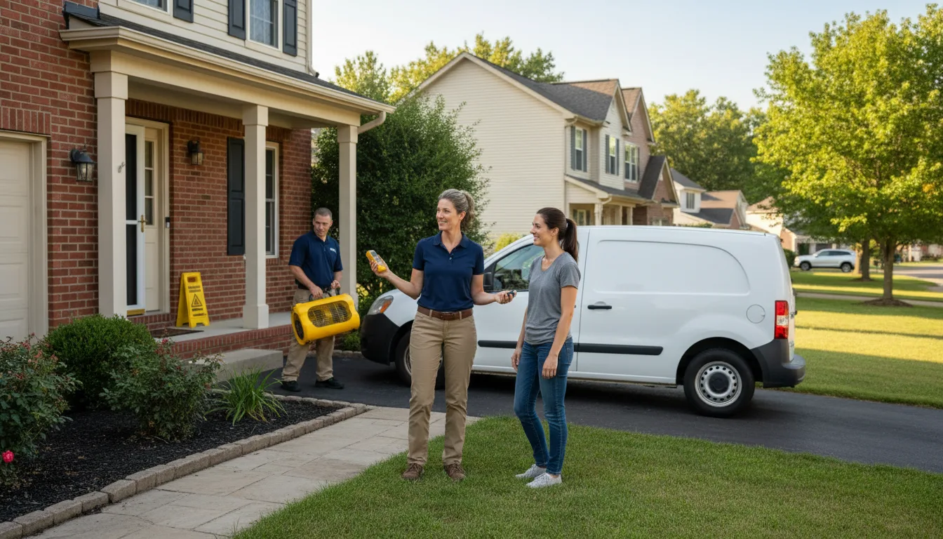 Residential water damage restoration in Lincolnshire, IL